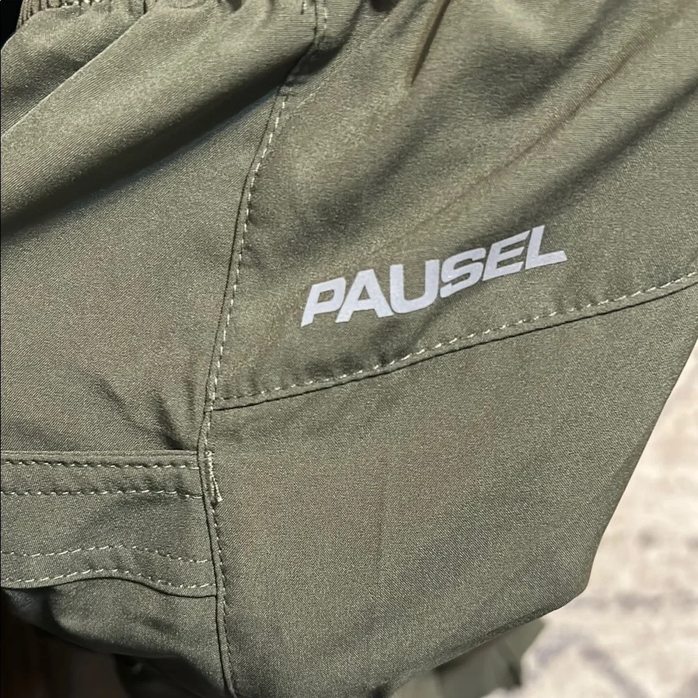 Pausel Men's Olive Cargo Hiking Shorts size L